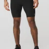 9&rdquo; Warrior Compression Short - Jet Black