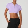 Cropped Prestige Polo - Violet Skies