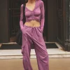 Megastar Cargo Pant - Soft Mulberry