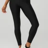 Airlift High-Waist 7/8 Corset Legging - Black