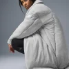 Quilted Perfection Puffer - Athletic Heather Grey