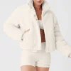 Sherpa Snow Angel Puffer - Ivory