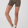 5&quot; Seamless Ribbed Favorite Short - Olive Tree