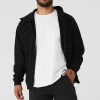Renown Heavy Weight Full Zip Hoodie - Black
