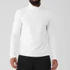 Conquer 1/4 Zip Reform Long Sleeve - White