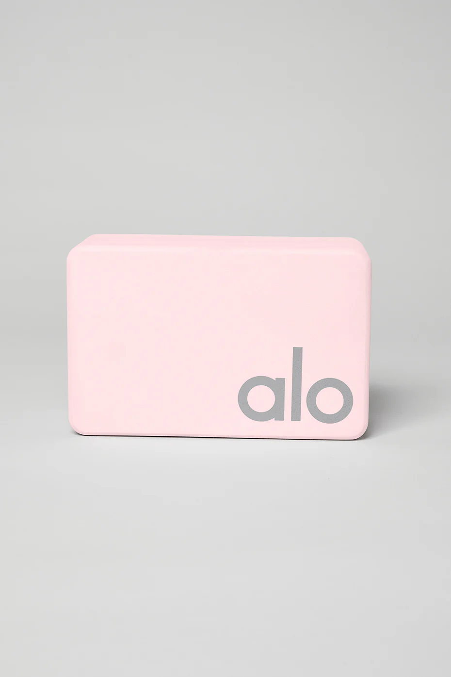 Uplifting Yoga Block - Powder Pink/Silver