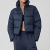 Gold Rush Puffer - Navy