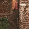 Wide Leg Cargo Show Off Trouser - Espresso