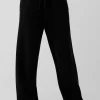Scholar Straight Leg Sweatpant - Black