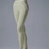 Airbrush High-Waist Heart Throb Legging - Limestone/White