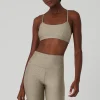 Airlift Leopard Debossed Intrigue Bra - Gravel