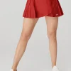Aces Tennis Skirt - Classic Red