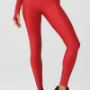 Airlift High-Waist Ballet Dream Legging - Classic Red