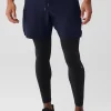 Stability 2 In 1 Pant - Navy/Black