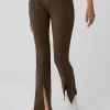 Airbrush High-Waist 7/8 Flutter Legging - Espresso