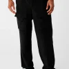 Polar Fleece Ridge Cargo Pants - Black