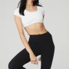 Blissful Henley Bra Top - White