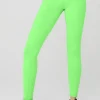High-Waist Airbrush Legging - Green Glow
